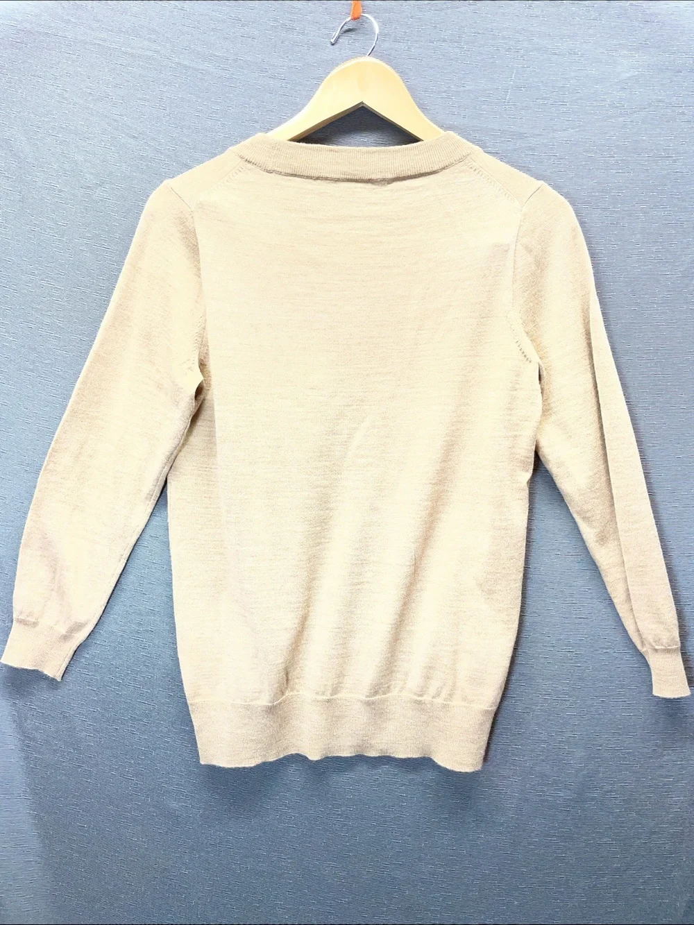 J. Crew Camel Crewneck 100 % merino Sweater - Warm Tan